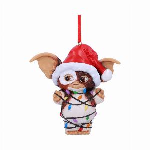 Photo #1 of product B5587T1 - Gremlins Gizmo in Fairy Lights Hanging Festive Decorative Ornament