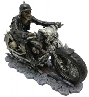 Photo of Hell on the Highway Skeleton Biker Figurine James Ryman