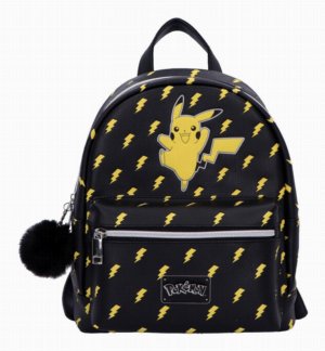 Photo #1 of product C6808B24 - Pokmon Pikachu Lighting Backpack in Black