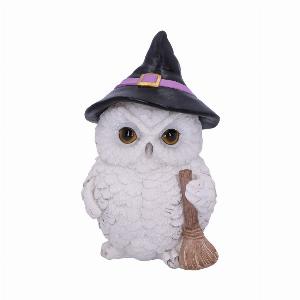 Photo #1 of product U5272S0 - Snowy Magic Witch Owl Familiar Figurine