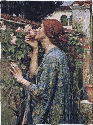 Phot of Soul Of The Rose By Waterhouse Wall Tapestry