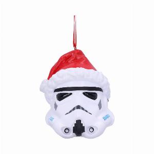 Photo #1 of product B5697U1 - Officially Licensed Stormtrooper Santa Hat Hanging Ornament 8.3cm