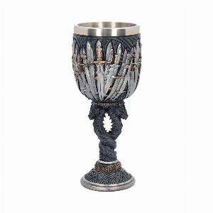 Photo #1 of product B2947H7 - Nemesis Now Medieval Sword Dragon Wine Goblet