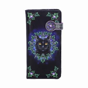 Photo #1 of product B4355M8 - Lisa Parker The Charmed One Pentagram Cat Embossed Purse