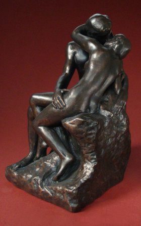 Photo of The Kiss Bronze Ornament 24 cm (Rodin)