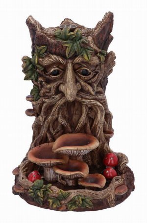Photo #1 of product D5056R0 - The Wisest Dryad Tree Spirit Green Man Backflow Incense Burner
