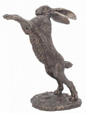 Photo of Upright Boxing Hare Might Bronze Figurine (Andrew Bill)