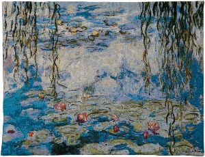 Phot of Water Lilies By Monet Wall Tapestry Ii