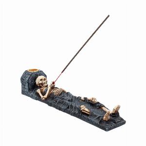 Photo #1 of product D2916H7 - Ashes to Ashes Crypt Skeleton Incense Stick Holder