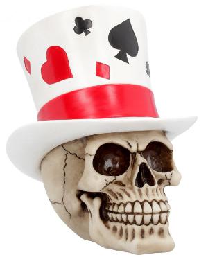 Photo of Casino Jack Skull Ornament 20 cm