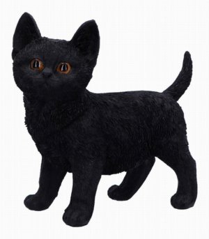 Photo #1 of product U6693A24 - Charmed Companion Black Cat Figurine 20cm