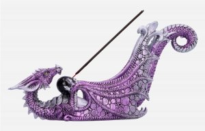 Photo #1 of product U6551Y3 - Draconic Essence Dragon Incense Burner