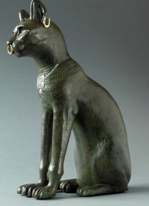 Photo of Egyptian Cat Figurine 27 cm