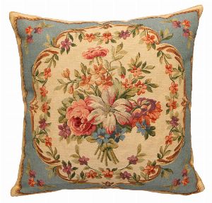 Phot of Flowers Tapestry Cushion Iii