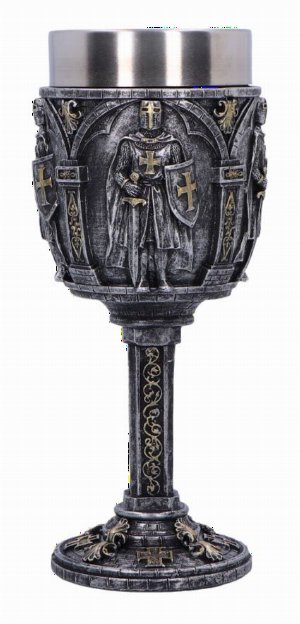 Photo #1 of product U6875C24 - Galant Medieval Knight Metallic Goblet
