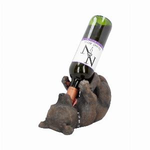 Photo #1 of product EXA80033 - Staffordshire Bull Terrier Dog Guzzler Wine Bottle Holder