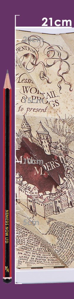 Photo #3 of product B7155B25 - Harry Potter Marauders Map Foldable Lamp Rechargeable USB Powered