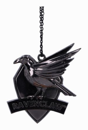 Photo #1 of product B6483X3 - Harry Potter Ravenclaw Crest Silver Weighted Hanging Ornament 7cm