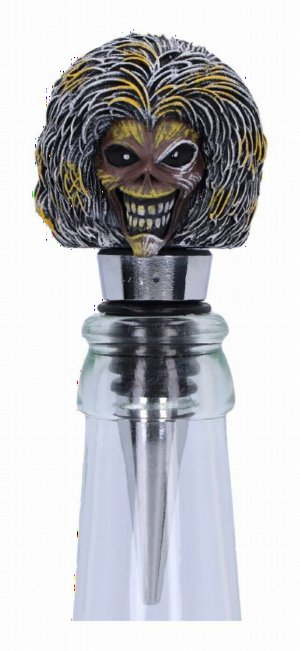 Photo #1 of product B6339X3 - Officially Licensed Iron Maiden Eddie Killers Bottle Stopper 10cm