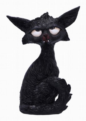 Photo #1 of product D6751A24 - Kit Black Cat Figurine 21cm