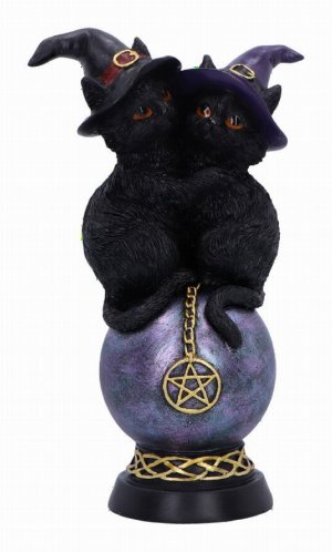 Photo #1 of product U7047M25 - Kittens Orbuculum Witches Cat Ornament