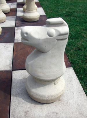 Photo of Knight Chess Piece Stone Ornament