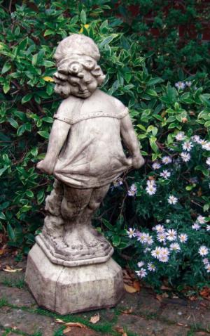 Photo of Large Victorian Girl Stone Statue