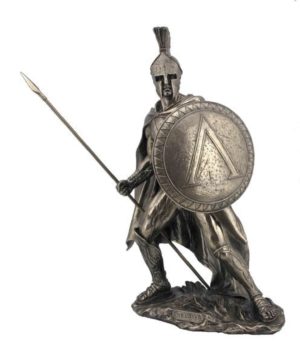 Photo of Leonidas King of Sparta Bronze Figurine 33 cm