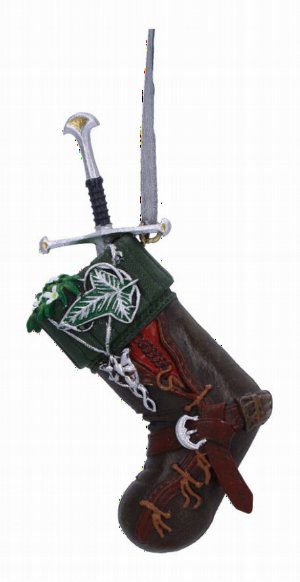 Photo #1 of product B6490X3 - Lord of the Rings Collectible Aragorn Stocking Hanging Ornament 9cm