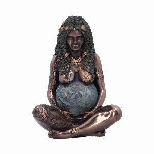 Photo #1 of product E5777U1 - Mini Bronze Mother Earth Art Figurine 8.5cm