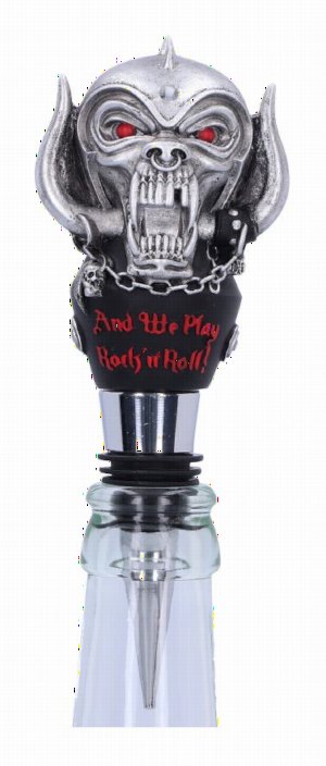 Photo #1 of product B6287X3 - Officially Licensed Motorhead Warpig Bottle Stopper 13.5cm