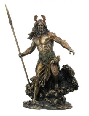 Photo of Oceanus Bronze Figurine 30 cm