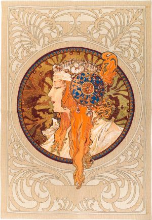 Phot of Rousse Byzantne By Mucha Wall Tapestry