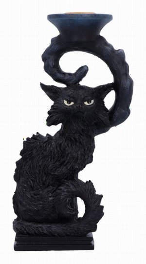 Photo #1 of product B6300X3 - Witches Familiar Salem Candlestick Holder 20cm