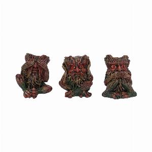 Photo #1 of product U5762U1 - Three Wise Tree Spirits Figurines 9.2cm