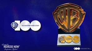 Photo #3 of product B6495X3 - Warner Brothers 100 Gold Commemorative Shield 20cm