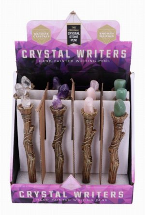 Photo #1 of product U5093R0 - Crystal Sceptre Pens (Display Set of 12)