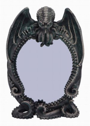 Photo #1 of product D6844C24 - Cthulhu's Reflection Gothic Mirror