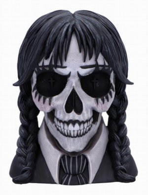 Photo #1 of product B6941A25 - Dark Glare Gothic School Girl Skull