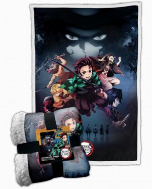 Photo #1 of product C6929C24 - Demon Slayer Fleece Throw