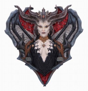 Photo #1 of product B6830C24 - Diablo IV Wall Plaque featuring Lilith