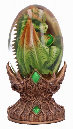 Photo #1 of product B6909C24 - Elemental Dragonlings - Earth Dragon in Clear Egg