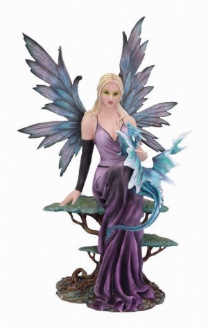 Photo #1 of product C5814U1 - Spring Fairy with Dragon Figurine 56cm