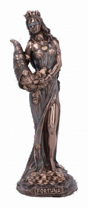 Photo #1 of product D6886C24 - Fortuna Medium Bronze Figurine