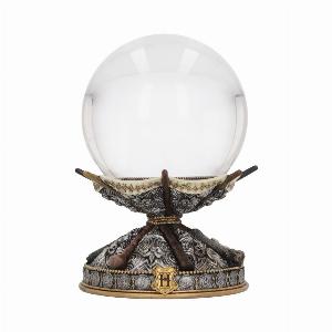 Photo #1 of product B6164W2 - Officially Licensed Harry Potter Wand Crystal Ball & Holder 16cm