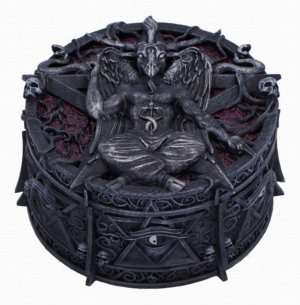 Photo #1 of product B6828C24 - Hoard of the Baphomet Trinket Box