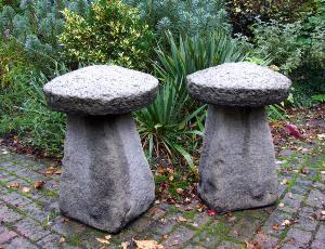 Photo of Pair of Large Staddle Stones