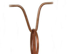 Photo of Rain Chain Ohm Copper Garden Ornament