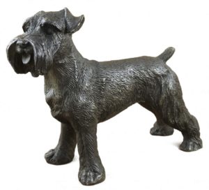 Photo of Schnauzer Dog Bronze Ornament