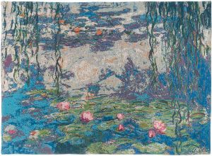 Phot of Water Lilies By Monet Wall Tapestry I